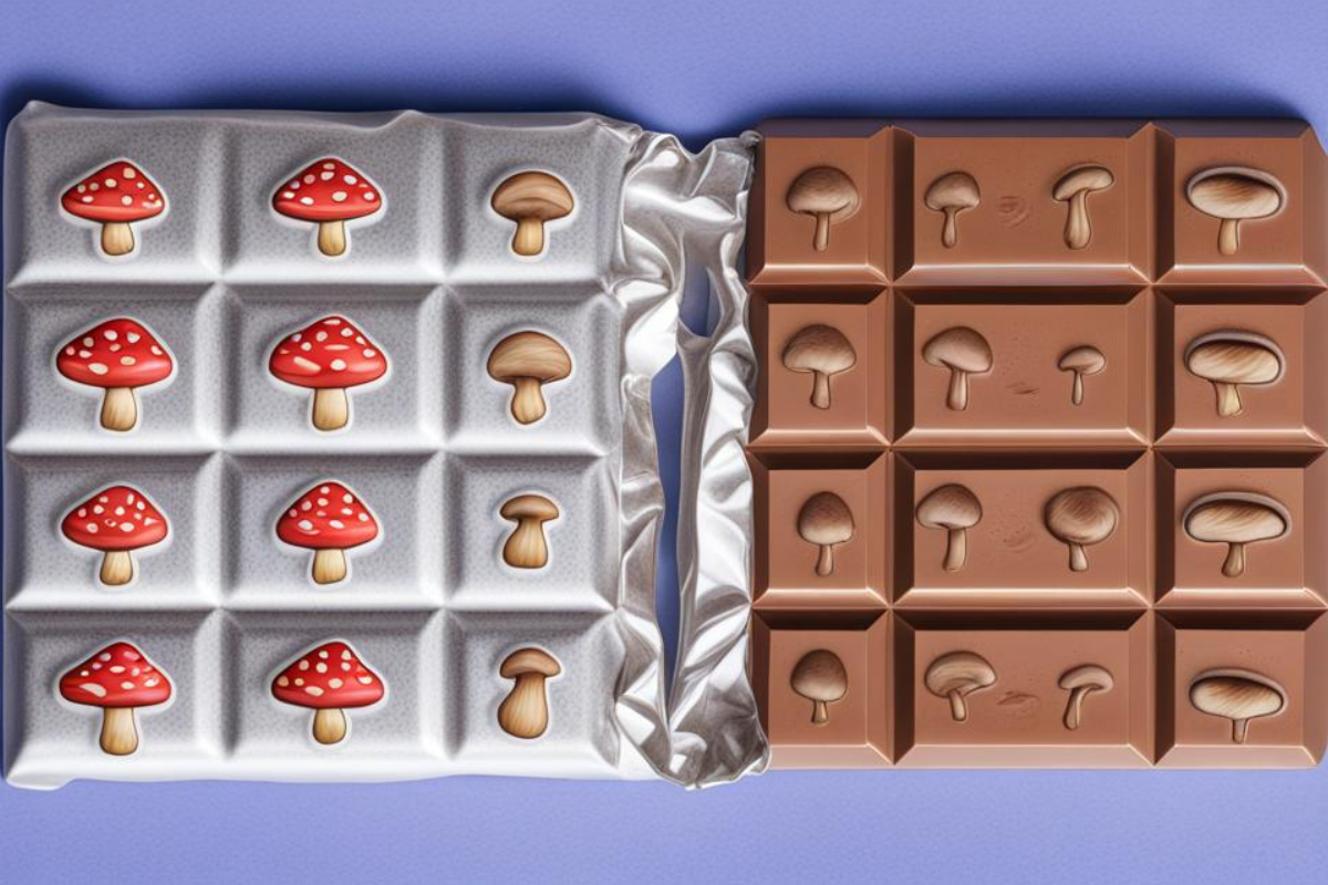 Mushroom Chocolate Bars